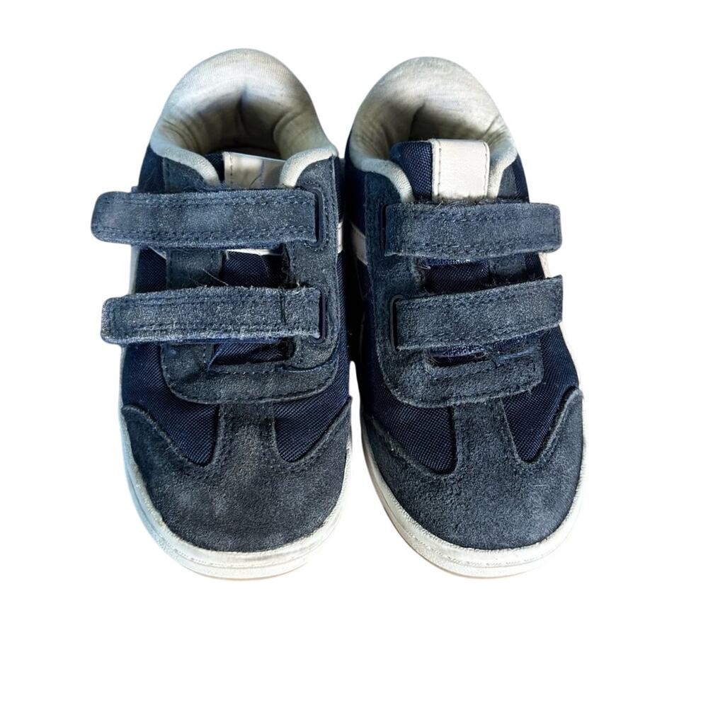 Cat & Jack Kids Navy Velcro Sneakers - Casual Everyday Shoes Toddler Size 11